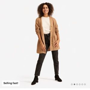 Everlane oversized alpaca cardigan